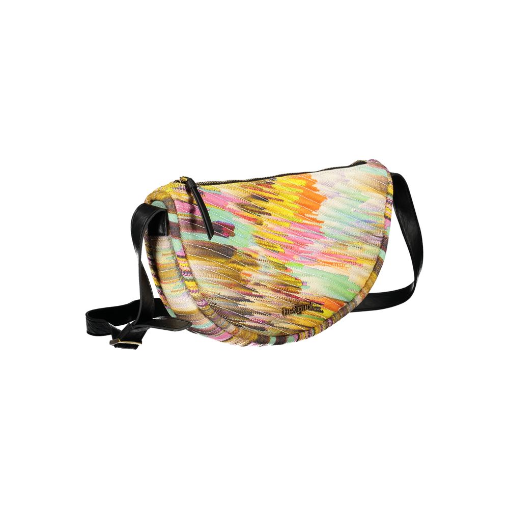 Giallo Polyester Woman Shoulder Bag