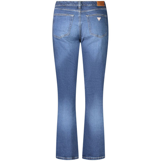 Blue Cotton Women's Straight Jean