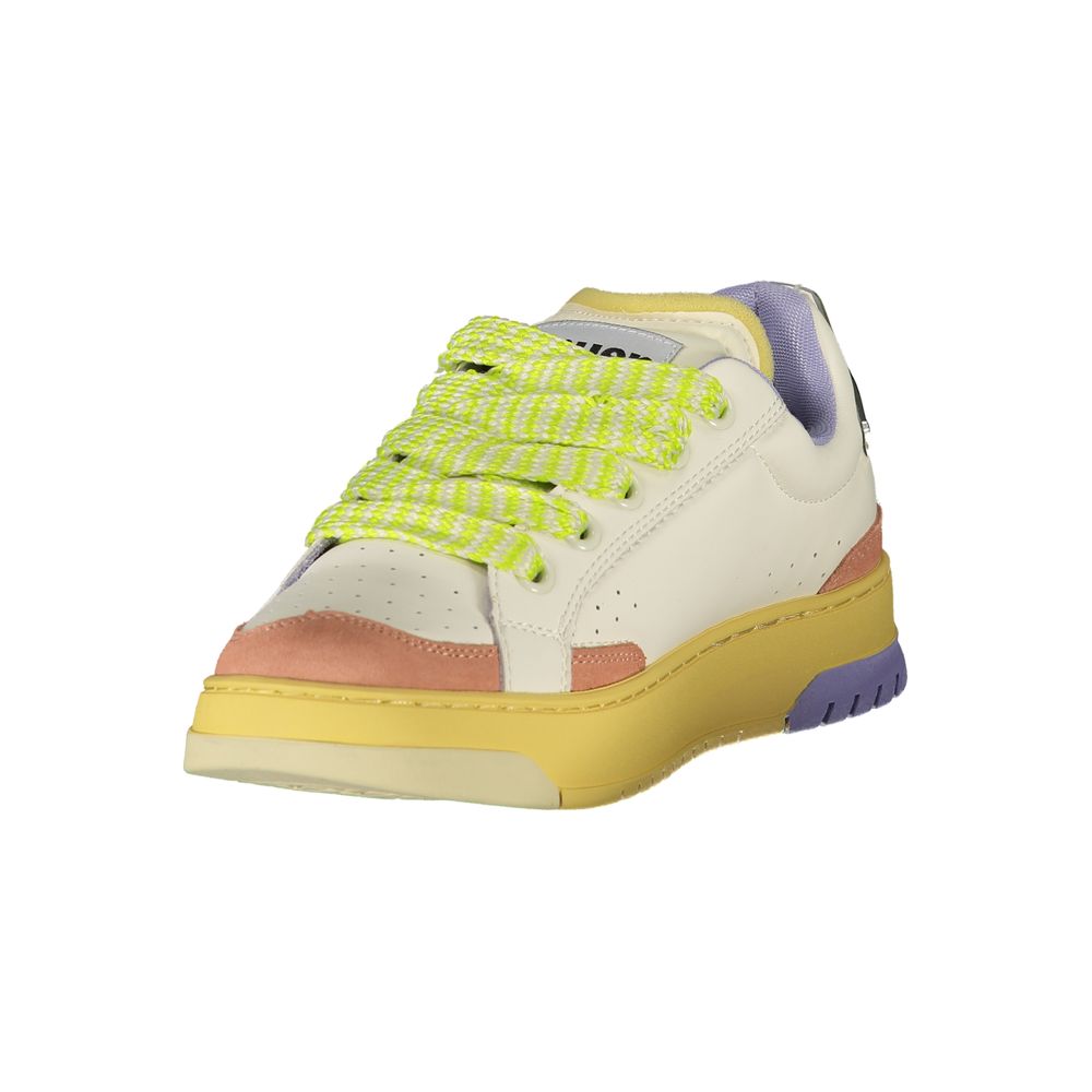 White Leather Women Sneaker