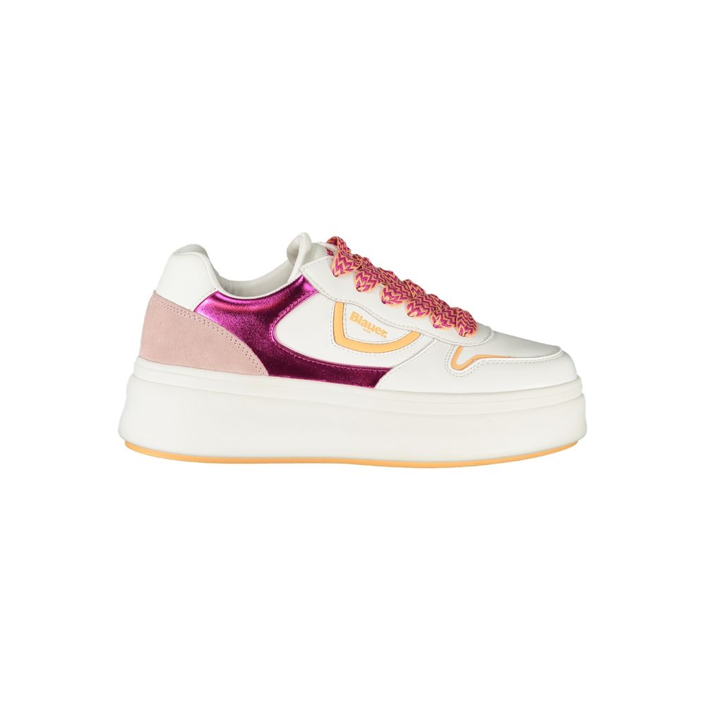 White Leather Women Sneaker