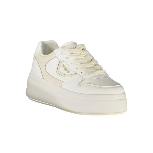 White Leather Women Sneaker