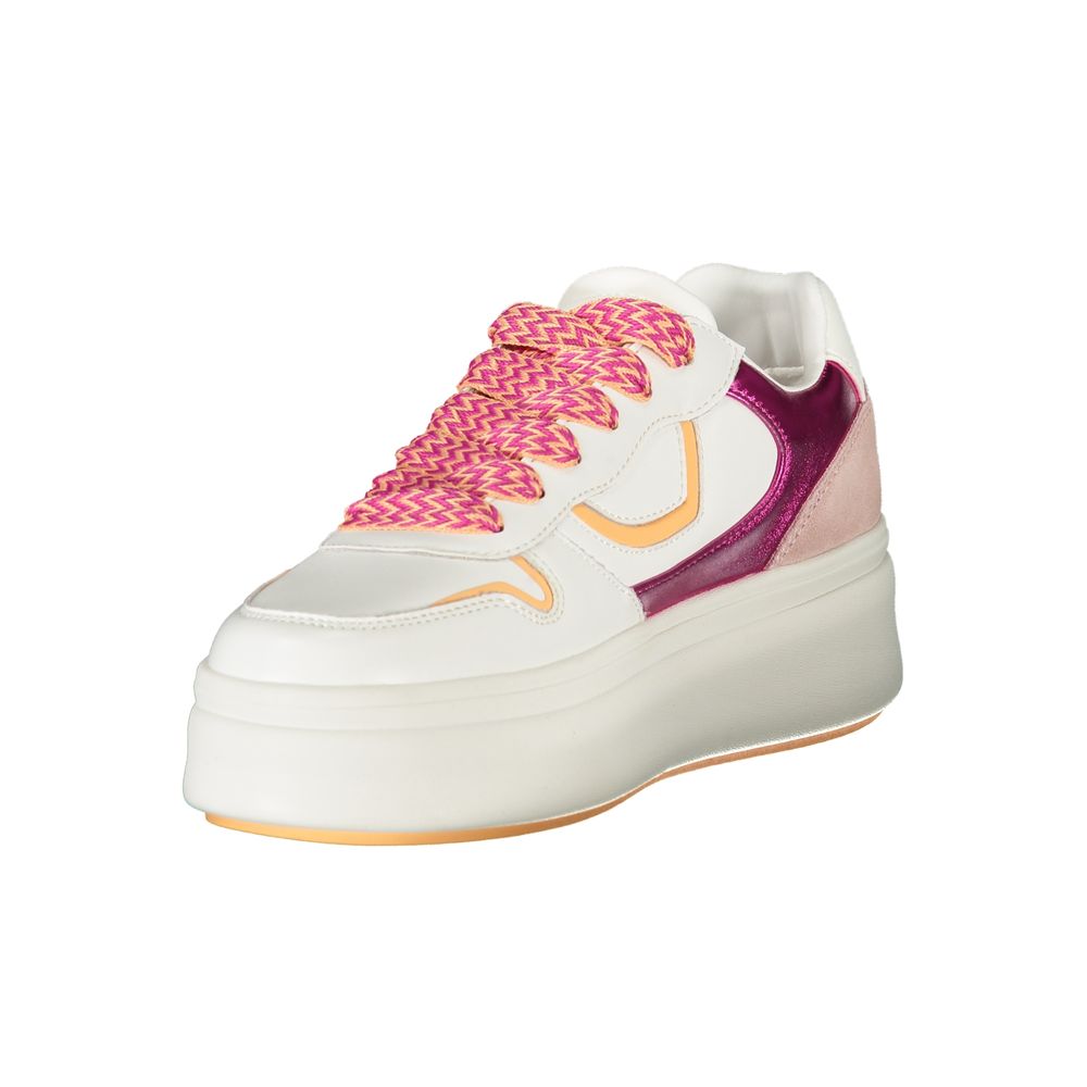 White Leather Women Sneaker