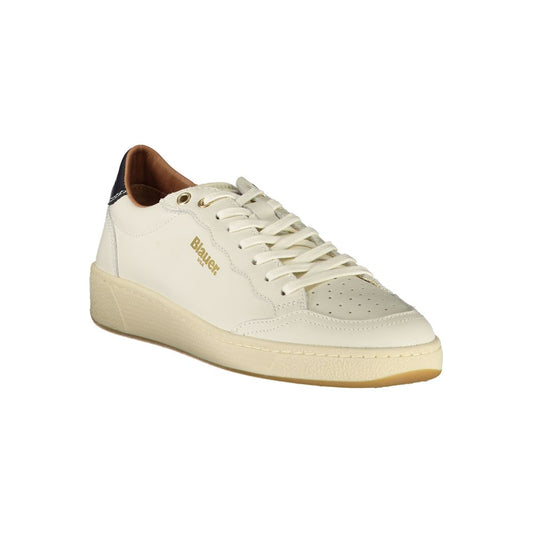 White Leather Women Sneaker