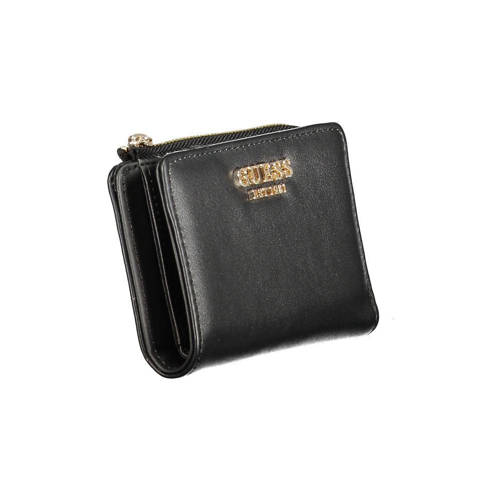 Black Polyethylene Women Wallet
