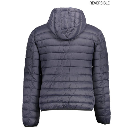 Blue Nylon Jackets & Coat