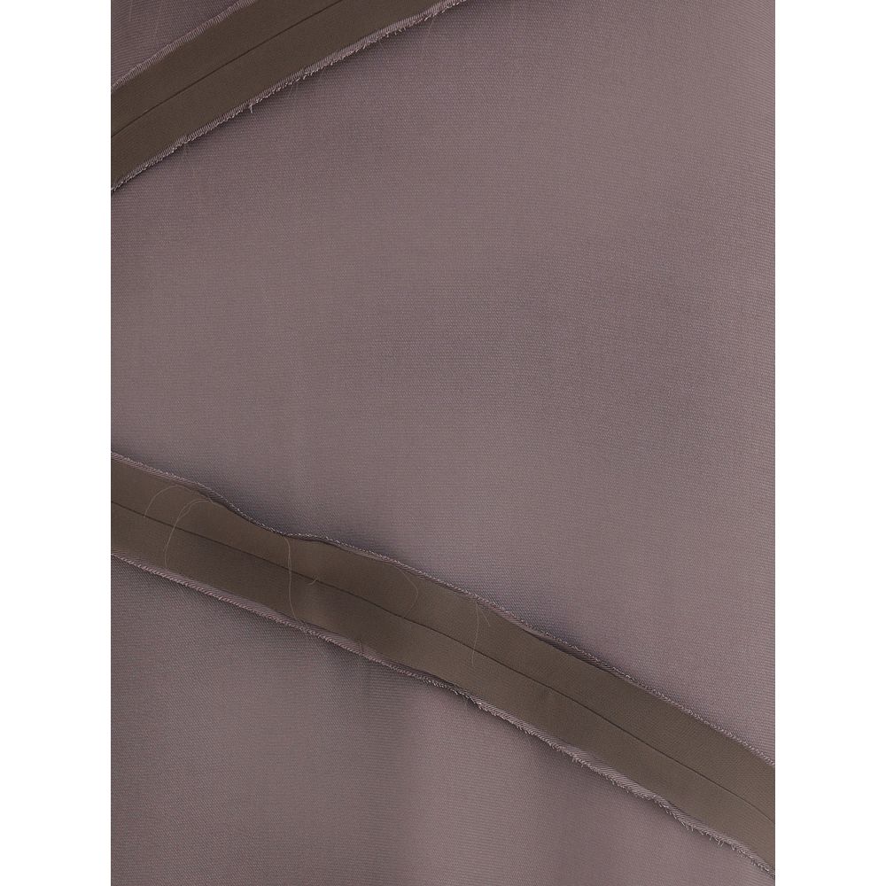 Brown Viscose Casual Dress