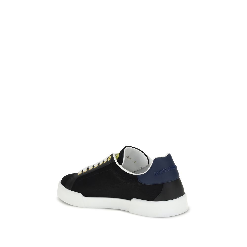 Black Calf Leather Bos Taurus Low Top Sneakers