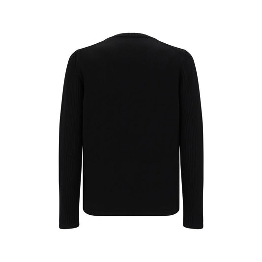 Black Fleece Wool Sweatshirt