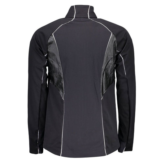 Black Polyester Men's Jacket