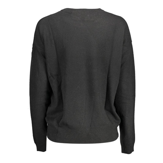 Black Viscose Women's Sweater