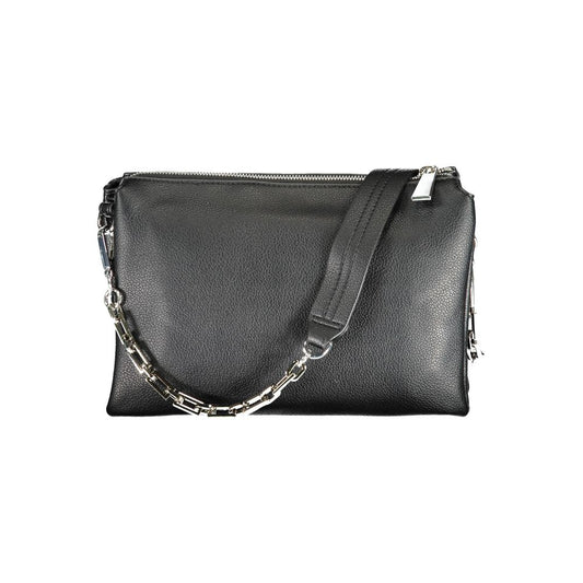 Black Polyethylene Shoulder Bag