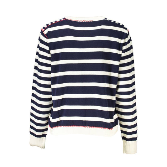 Blue Cotton Women's Sweater