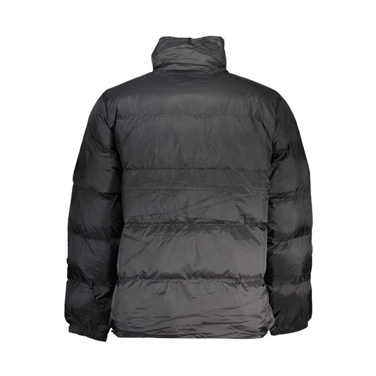 Black Polyester Men's Jacket