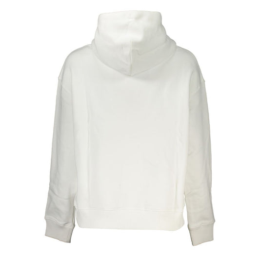 Bianco Cotton Women Sweatshirt