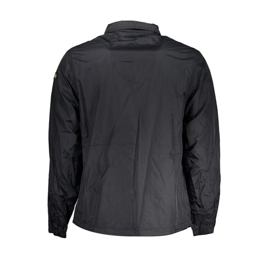 Black Cotton Men T-Shirt