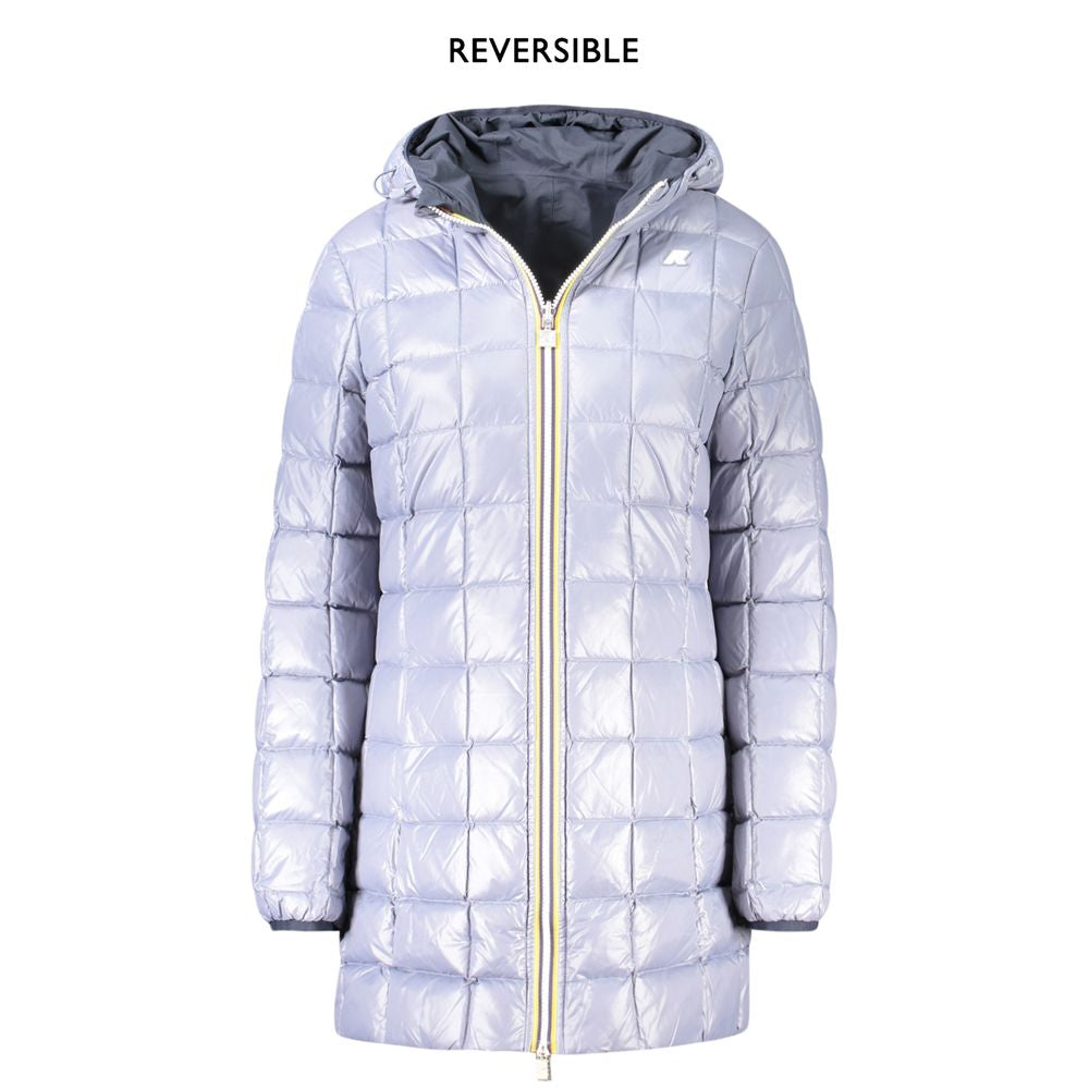 Blue Polyester Jackets & Coat