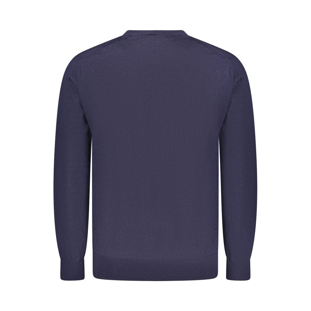 Blue Wool Men's Sweater