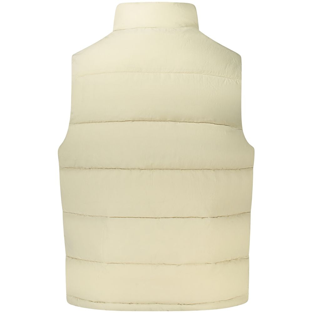 Beige Polyamide Men's Vest