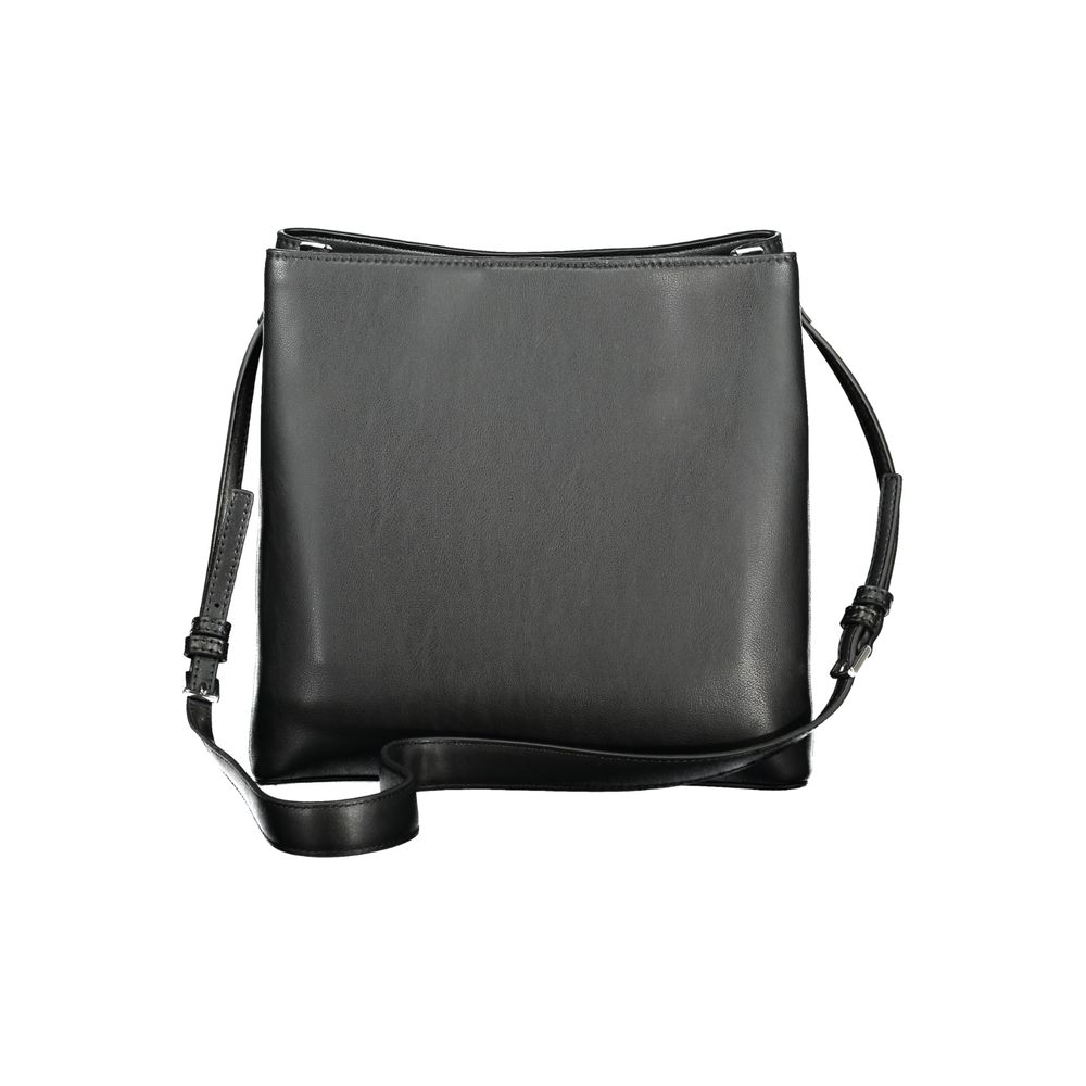 Black Polyester Handbag