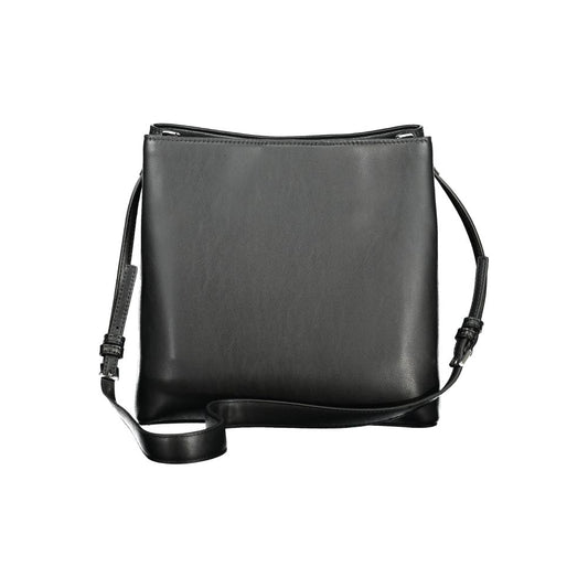 Black Polyester Handbag