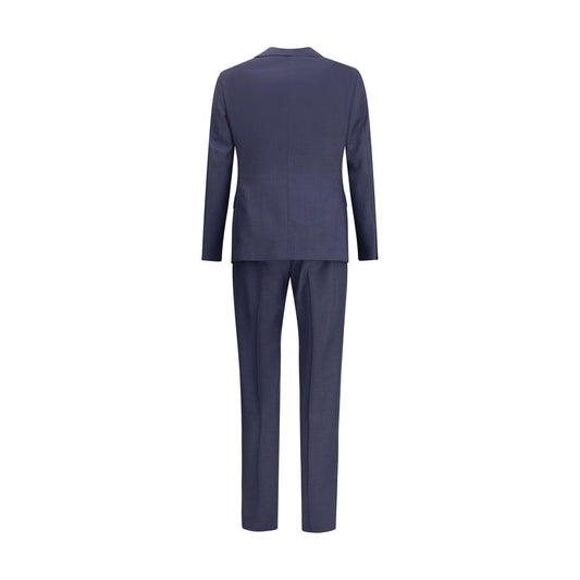 Blue Wool Two-Piece Suit