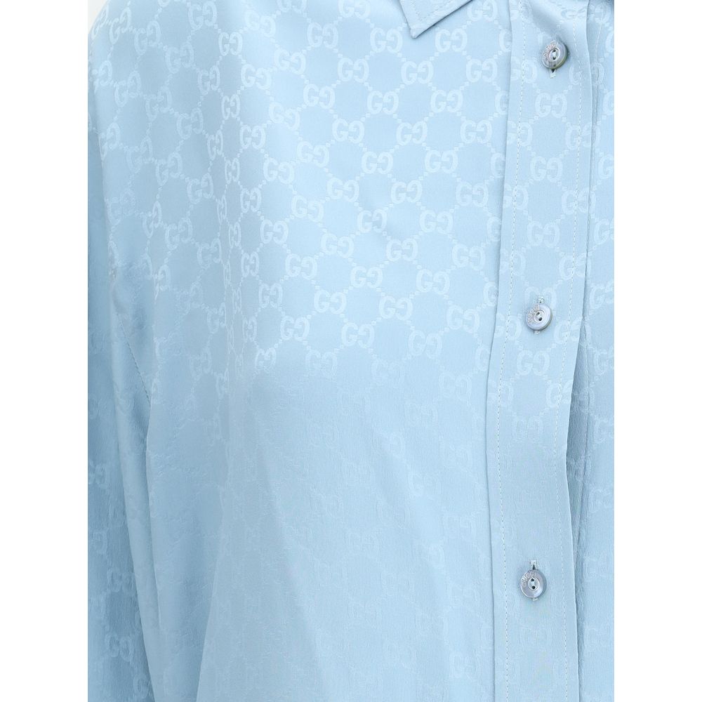 GG Supreme print silk Shirt