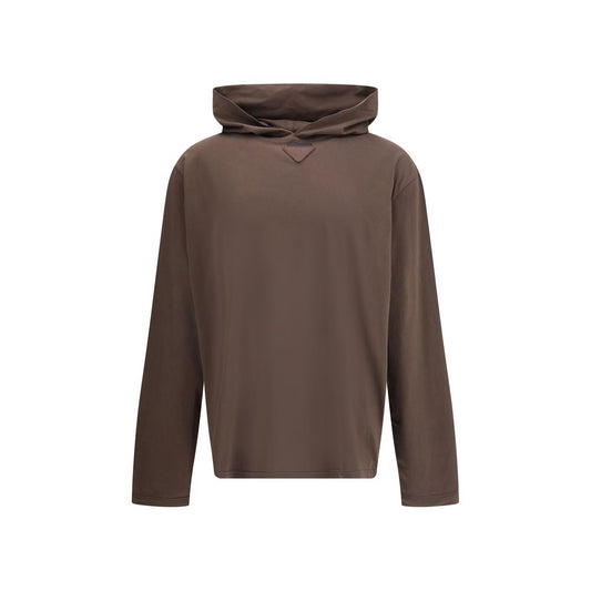 Brown Cotton Sweatshirt