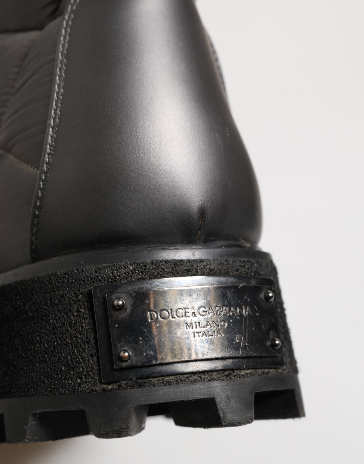 Silver Padded Mid Calf Lace Up Boots Shoes