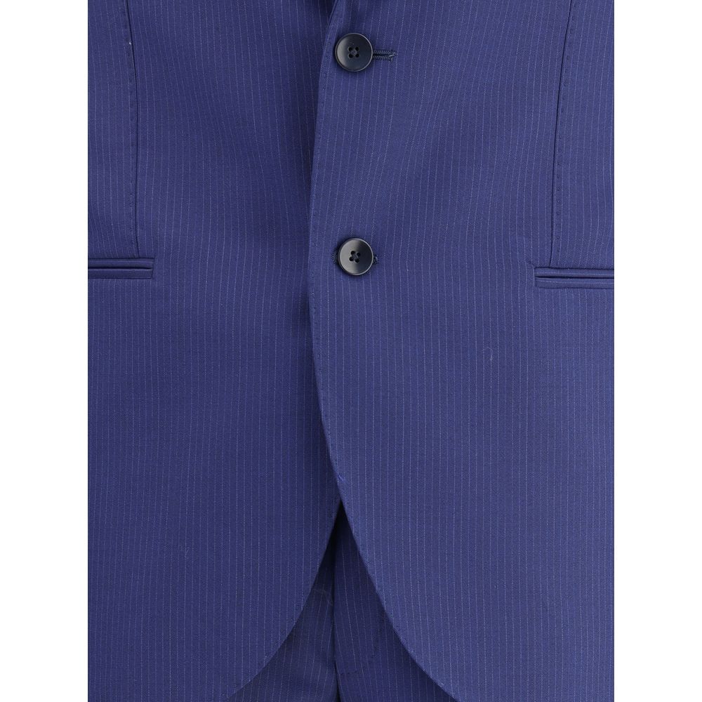 Striped Virgin Wool Suit