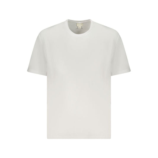 White Cotton Men T-Shirt