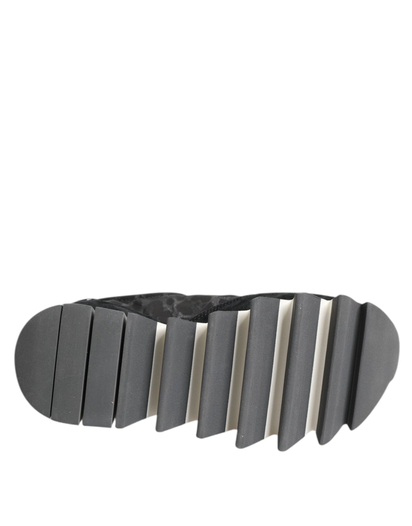 Black Gray Leopard Low Top Sneakers Shoes