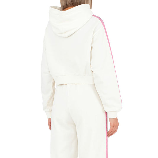 White Cotton Women Sweater