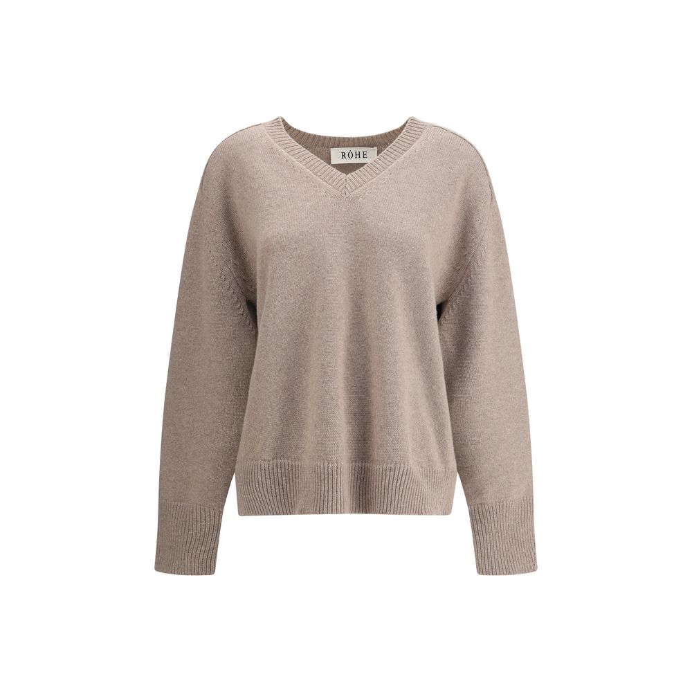 Beige Wool Sweatshirt