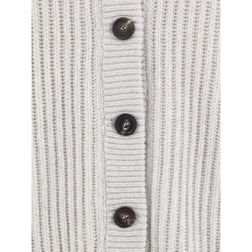 White Cashmere Cardigan