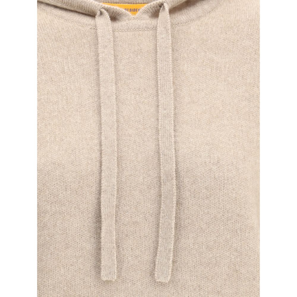 Beige Cashmere Hoodie