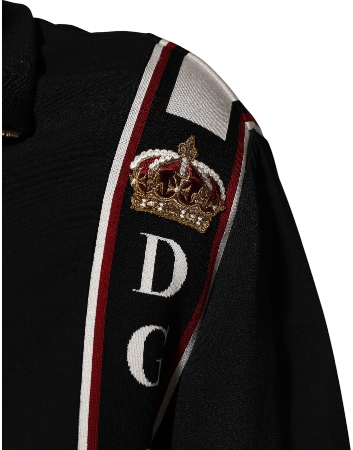 Black DG King Full Zip Sweatshirt Sweater