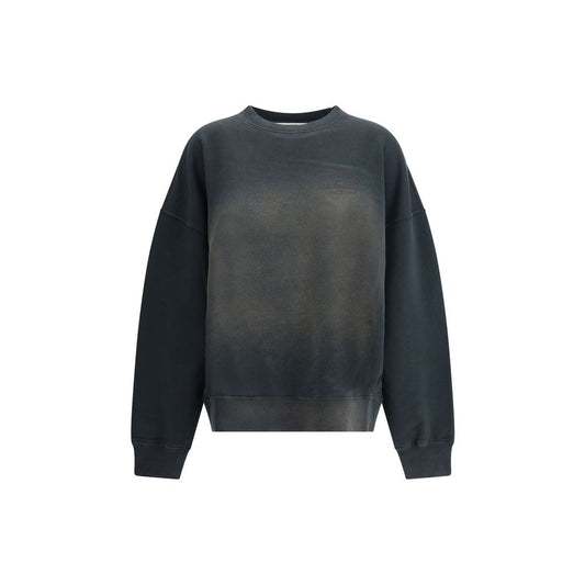Black Cotton Sweatshirt