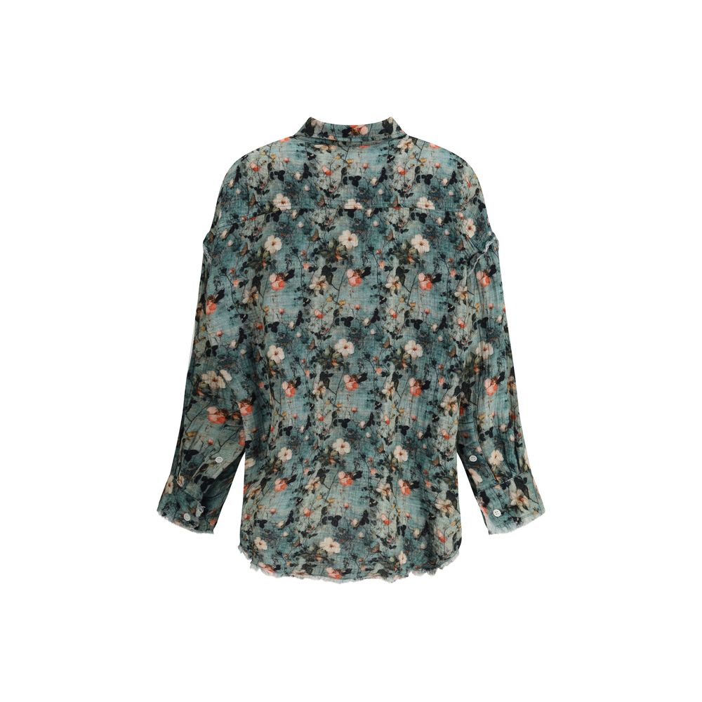 Ruffle floral Shirt