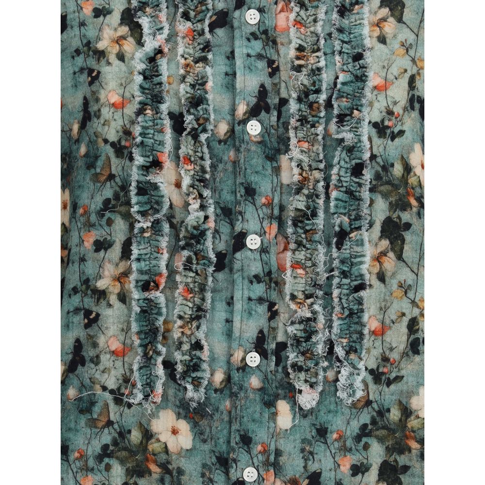 Ruffle floral Shirt