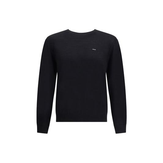 Black Fleece Wool Sweatshirt