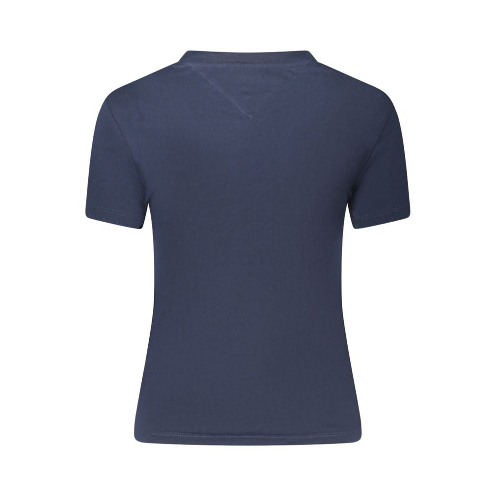 Blue Cotton Women's T-Shirt