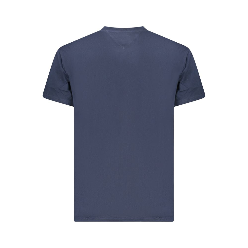 Blue Cotton Men's T-Shirt