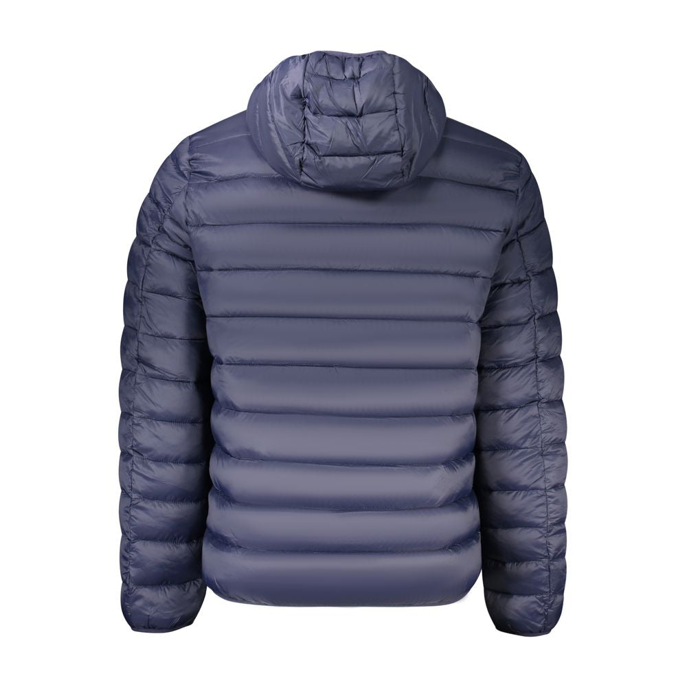 Blue Polyamide Men Jacket