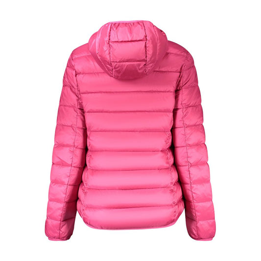 Pink Polyamide Jackets & Coat