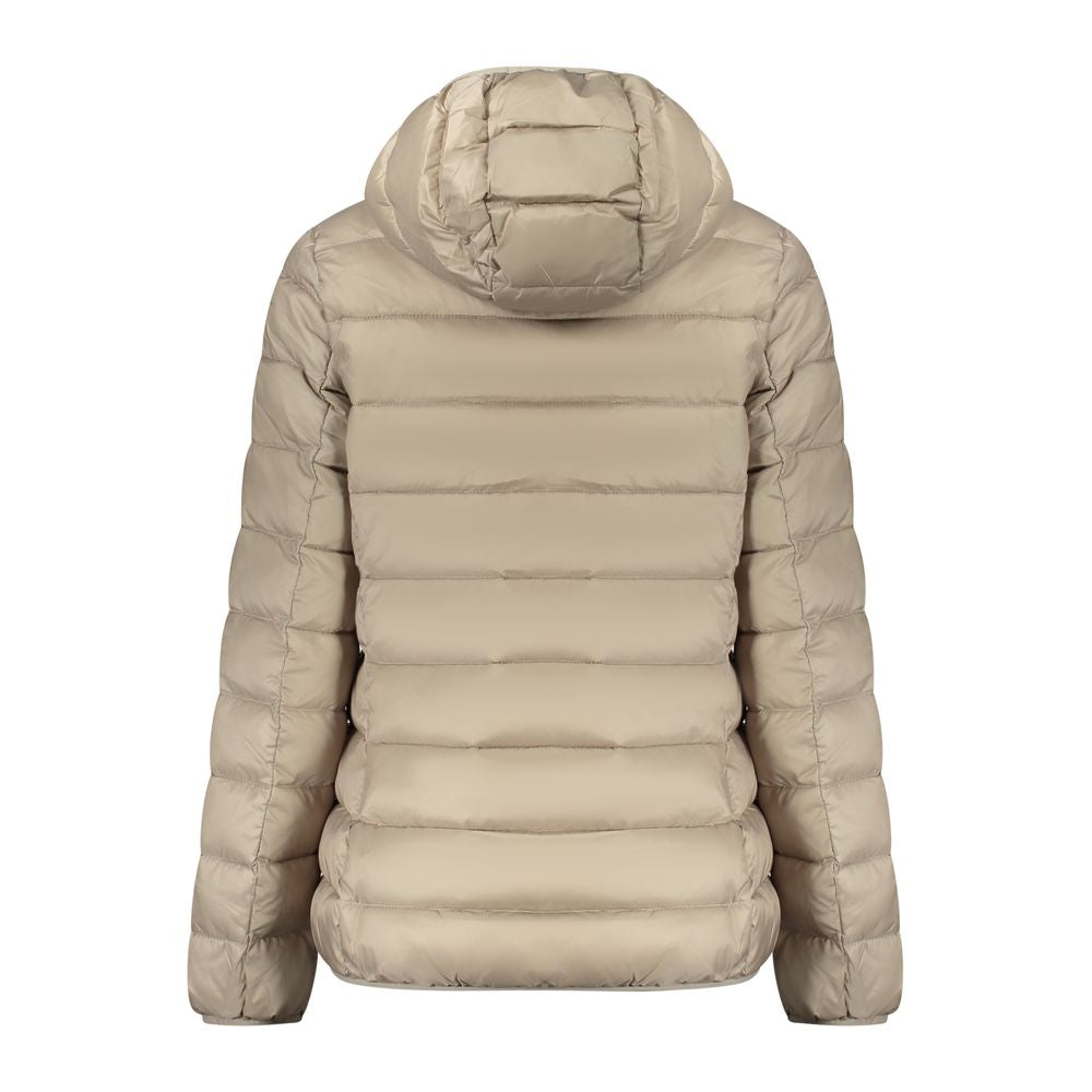 Beige Polyamide Women Jacket