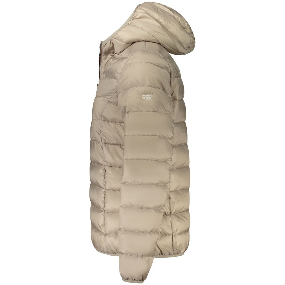 Beige Polyamide Women Jacket