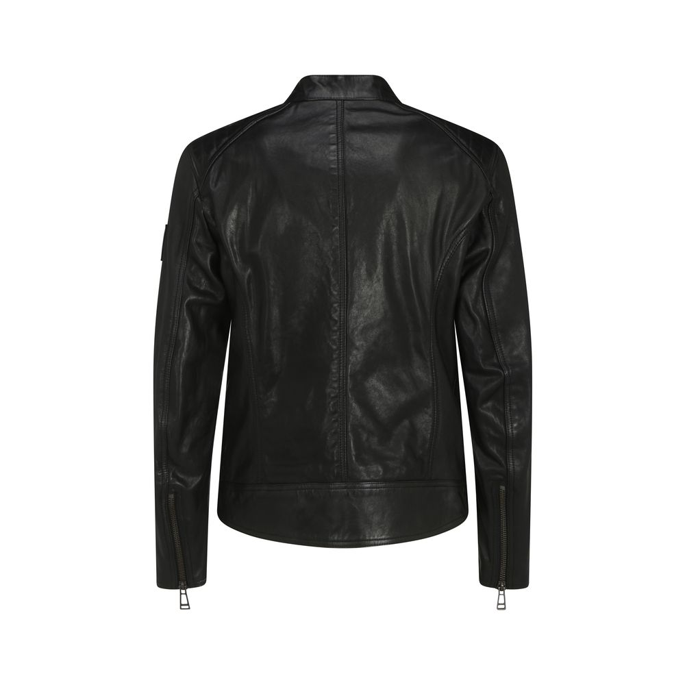 Lambskin V Racer Jacket