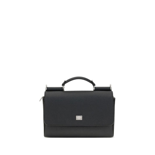 Black Calf Leather Bos Taurus Shoulder Bag
