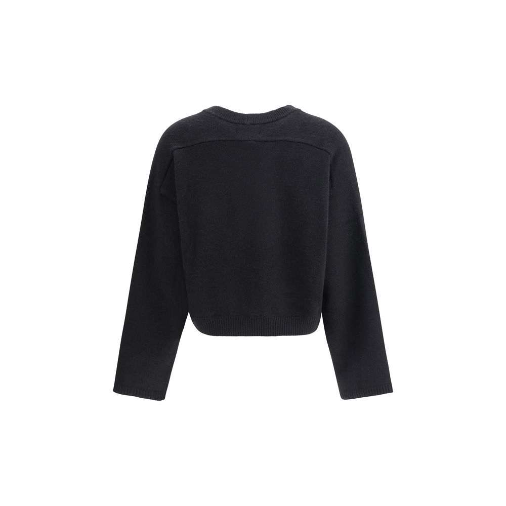 Black Wool Sweatshirt
