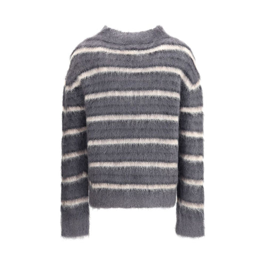 Gray Mohair Sweatshirt